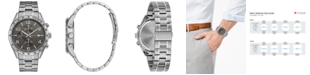 Caravelle Men's Chronograph Stainless Steel Bracelet Watch 44mm